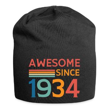 Awesome since 1934 - Bonnet en jersey - noir - Devant