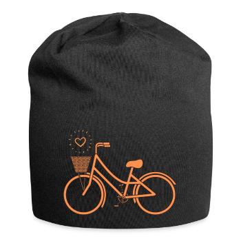 Vélo rétro - Bonnet en jersey - noir - Devant