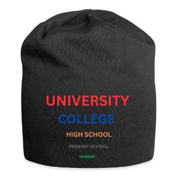 UNIVERSITY BRAND CLOTHING & ACCESSORIES - Jersey Beanie - black - Front