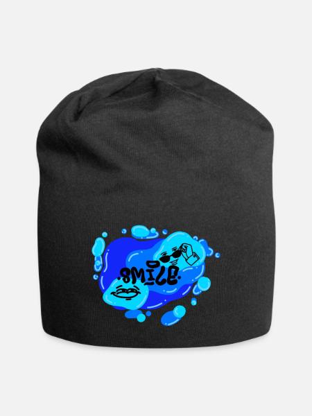 Smile - Calypso Blous - Jersey Beanie - black