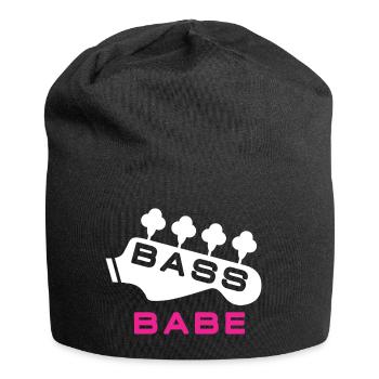Bass Babe Pour Femme Bassiste - Bonnet en jersey - noir - Devant