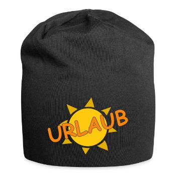 URLAUB - Jersey-Beanie - Schwarz - Vorne