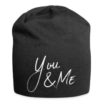YOU & ME - Jersey-Beanie - Schwarz - Vorne