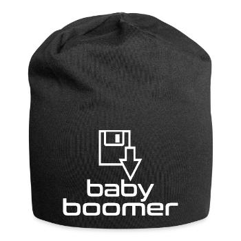 Disquette Baby Boomer - Bonnet en jersey - noir - Devant