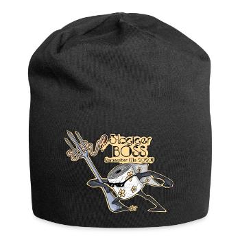 3 plis - Bonnet en jersey - noir - Devant