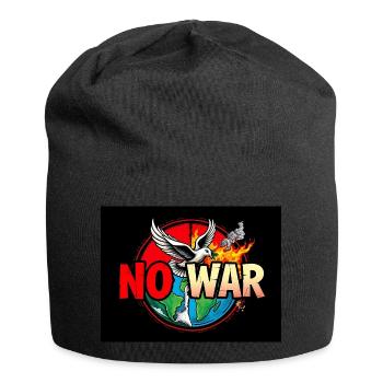 No War Peace Dove - Bonnet en jersey - noir - Devant