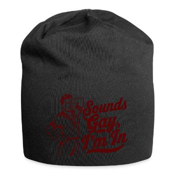 Sounds Gay I'm In Retro Sailor Pride - Jersey-Beanie - Schwarz - Vorne
