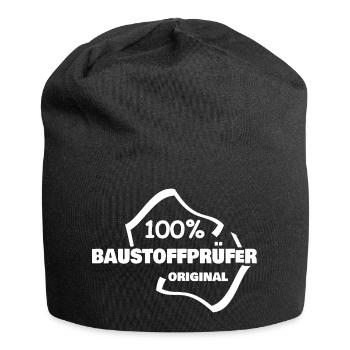 Gift for building materials tester - Jersey Beanie - black - Front