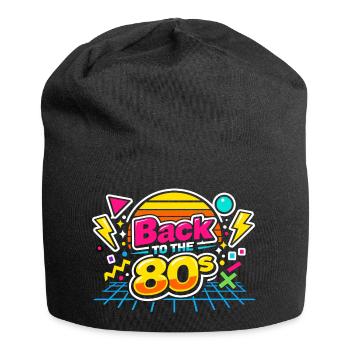 Retour aux années 80 - Bonnet en jersey - noir - Devant