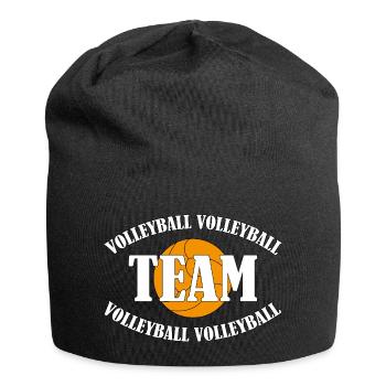 Équipe de volley-ball - Bonnet en jersey - noir - Devant