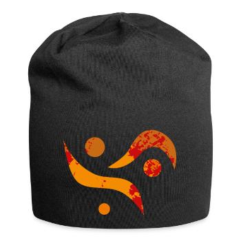 Yoga design_35 - Jersey Beanie - black - Front