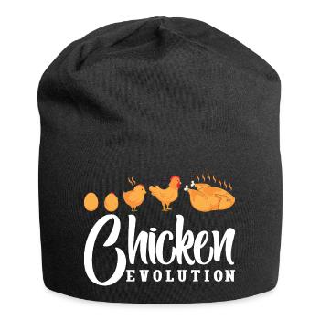 Chicken Whisperer Chicken Chicken Keeper Chickens - Jersey Beanie - black - Front