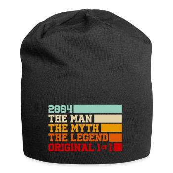 2004 — Der Mann, der Mythos, die Legende - Jersey-Beanie - Schwarz - Vorne