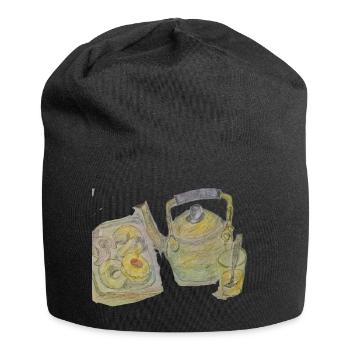 The et gateaux algerien - Bonnet en jersey - noir - Devant