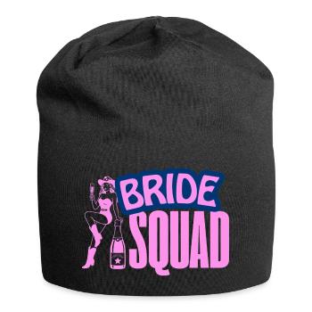 Bride Squad Party Vibe - Jersey Beanie - black - Front