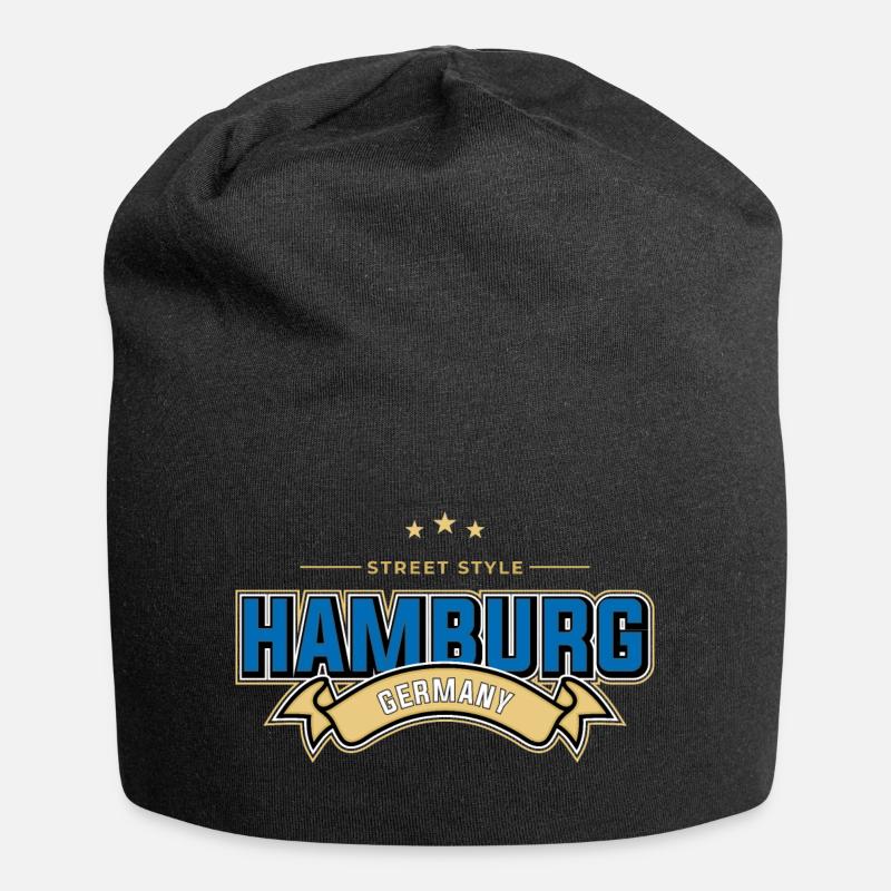 Hambourg - Bonnet en jersey - noir