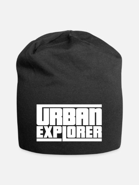 Urban Explorer - Jersey-Beanie - Schwarz