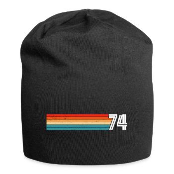Retro 1974 t-shirt 74 vintage 1974 - Jersey Beanie - black - Front