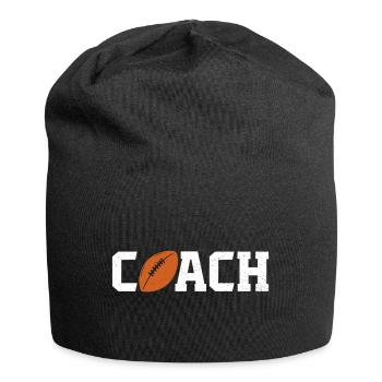 Coach rugby T-shirt Rugby Trainer - Jersey Beanie - black - Front