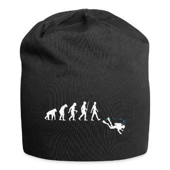 Evolution Of Tauchen - Funny Scuba Diving Gift - Jersey-Beanie - Schwarz - Vorne