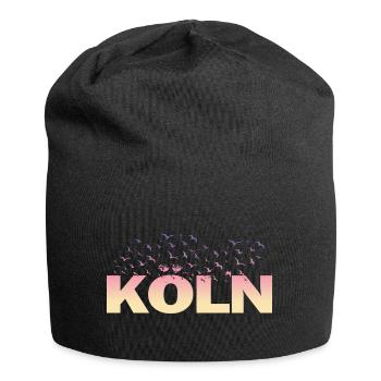 Cologne Allemagne City Font Birds Skyline - Bonnet en jersey - noir - Devant