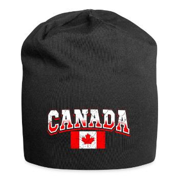 Canada Fan - Bonnet en jersey - noir - Devant