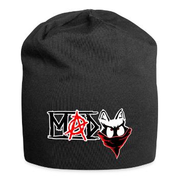 Bandanarchie mad coon - Bonnet en jersey - noir - Devant