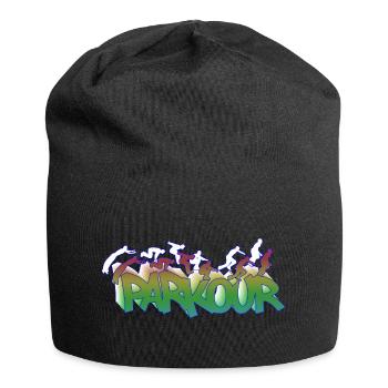 Parkour Freerunning Traceur - Jersey Beanie - black - Front