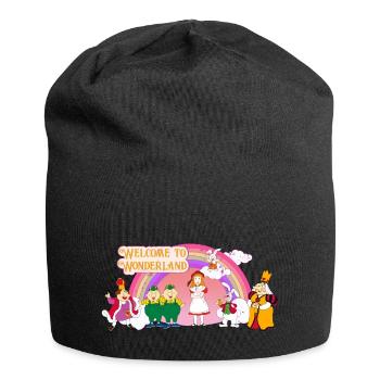Alice Im Wunderland - Reise Durch Die Fantasiewelt - Jersey-Beanie - Schwarz - Vorne