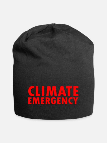 Climate emergency - Jersey-Beanie - Schwarz