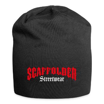 Échafaudage Échafaudage Streetwear - Bonnet en jersey - noir - Devant