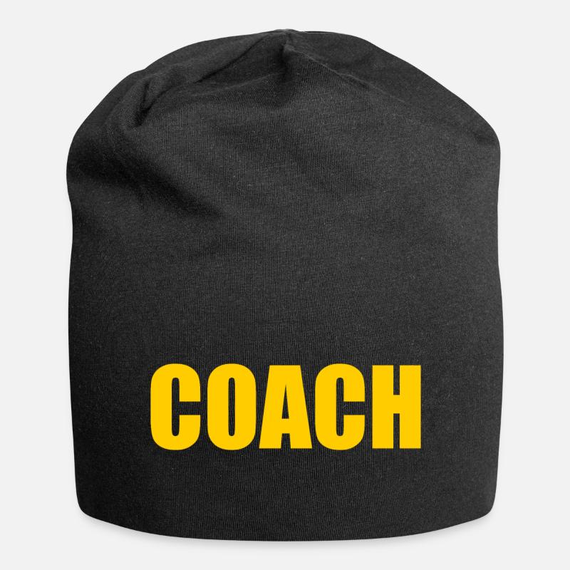 Coach - Jersey-Beanie - Schwarz