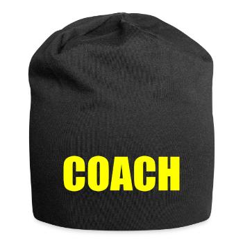 Coach - Bonnet en jersey - noir - Devant