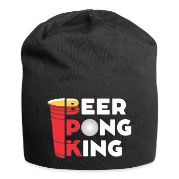 Roi Beerpong - Bonnet en jersey - noir - Devant