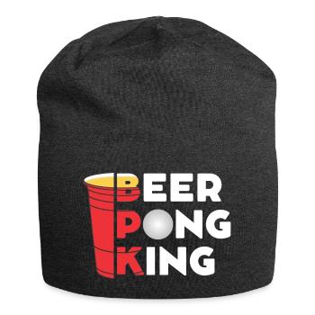 Roi Beerpong - Bonnet en jersey - charbon - Devant