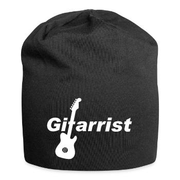 Gitarrist - Jersey-Beanie - Schwarz - Vorne