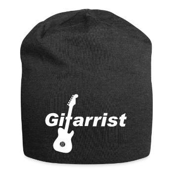 Gitarrist - Jersey-Beanie - Anthrazit - Vorne