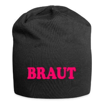 Braut - Jersey-Beanie - Schwarz - Vorne