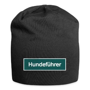 Hundeführer - Jersey-Beanie - Schwarz - Vorne