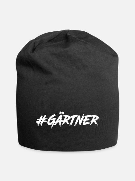 #Gärtner - Jersey-Beanie - Schwarz
