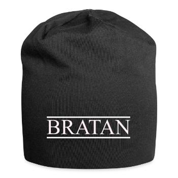 legendäres Bratan Design für männer und für Bro's - Jersey-Beanie - Schwarz - Vorne