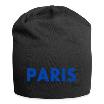 Paris - Jersey-Beanie - Schwarz - Vorne