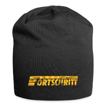 DDR - FORTSCHRITT - Landmaschinen Traktor - Jersey-Beanie - Schwarz - Vorne