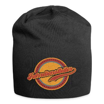 Fahrdienstleiter Eisenbahn Zug Beruf Vintage - Jersey-Beanie - Schwarz - Vorne