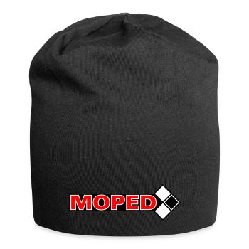 Moped Logo 3c - Jersey-Beanie - Schwarz - Vorne