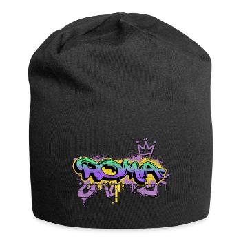 Rome Roma Italie Ville Graffiti Spray Sprayer - Bonnet en jersey - noir - Devant
