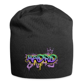 Madrid Espagne City Graffiti Spray Sprayer - Bonnet en jersey - noir - Devant