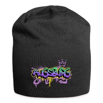 Augsburg Allemagne City Graffiti Spray Sprayer - Bonnet en jersey - noir - Devant