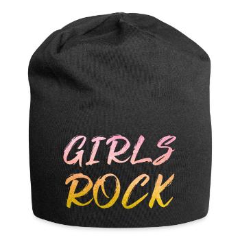 Internationaler Frauentag - Jersey-Beanie - Schwarz - Vorne