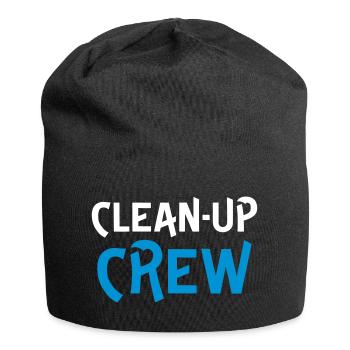 Clean up crew - Jersey-Beanie - Schwarz - Vorne